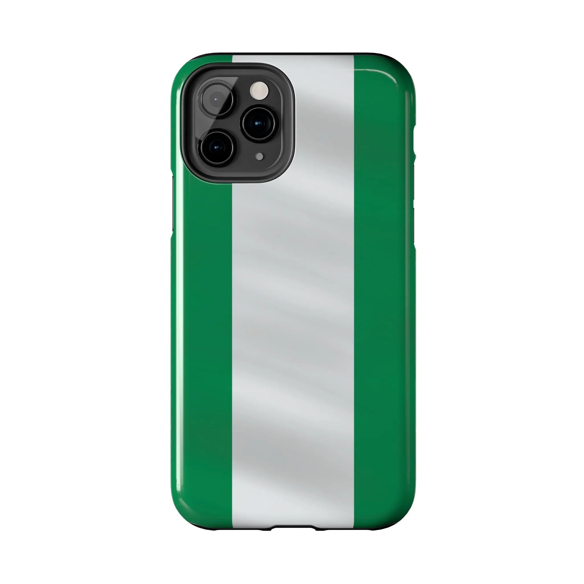 Tough Phone Case — Nigerian flag Rugged Protective Cover - DiwaKi
