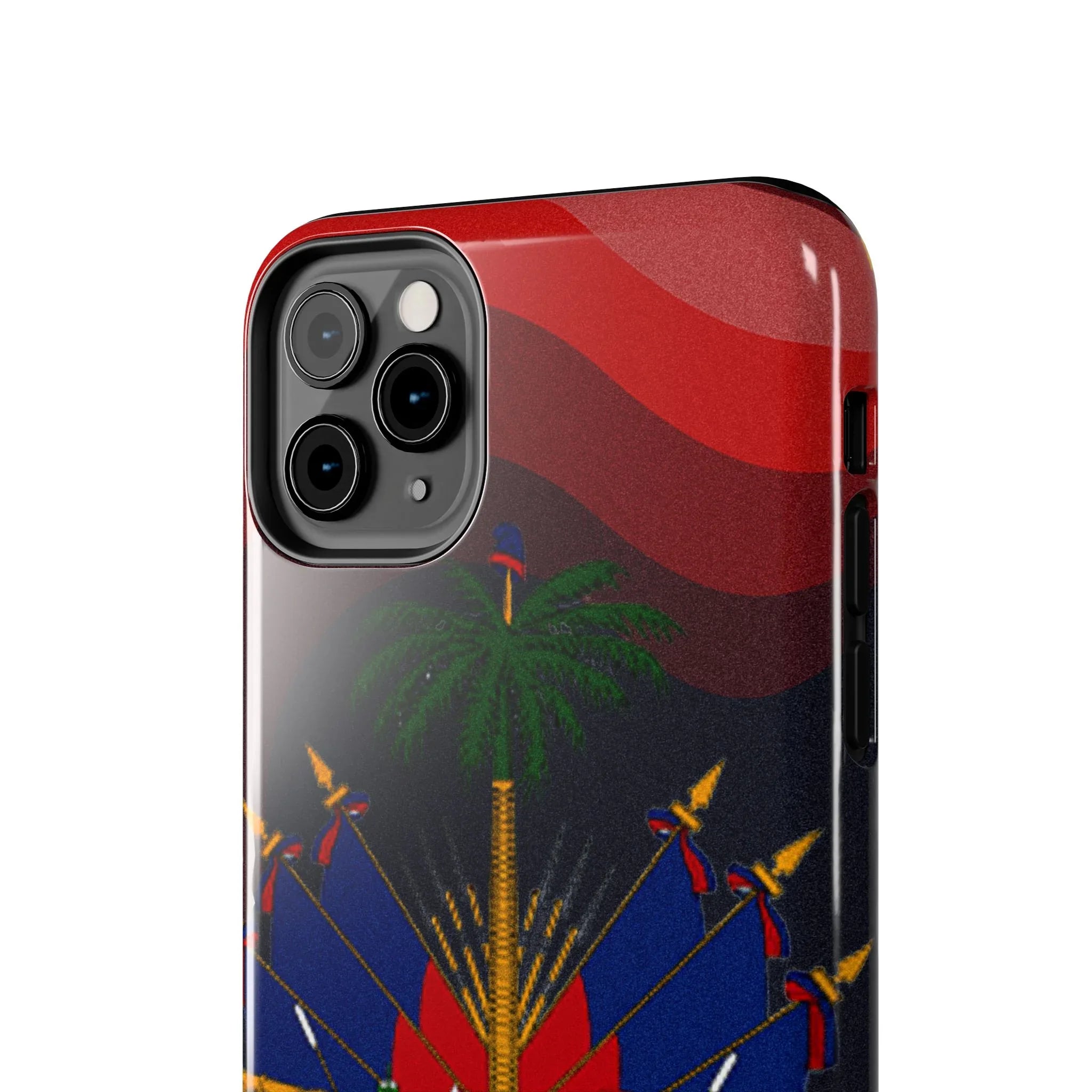 Haiti Coat of Arms Tough Phone Case — Patriotic Haitian Flag Protective Cover - DiwaKi