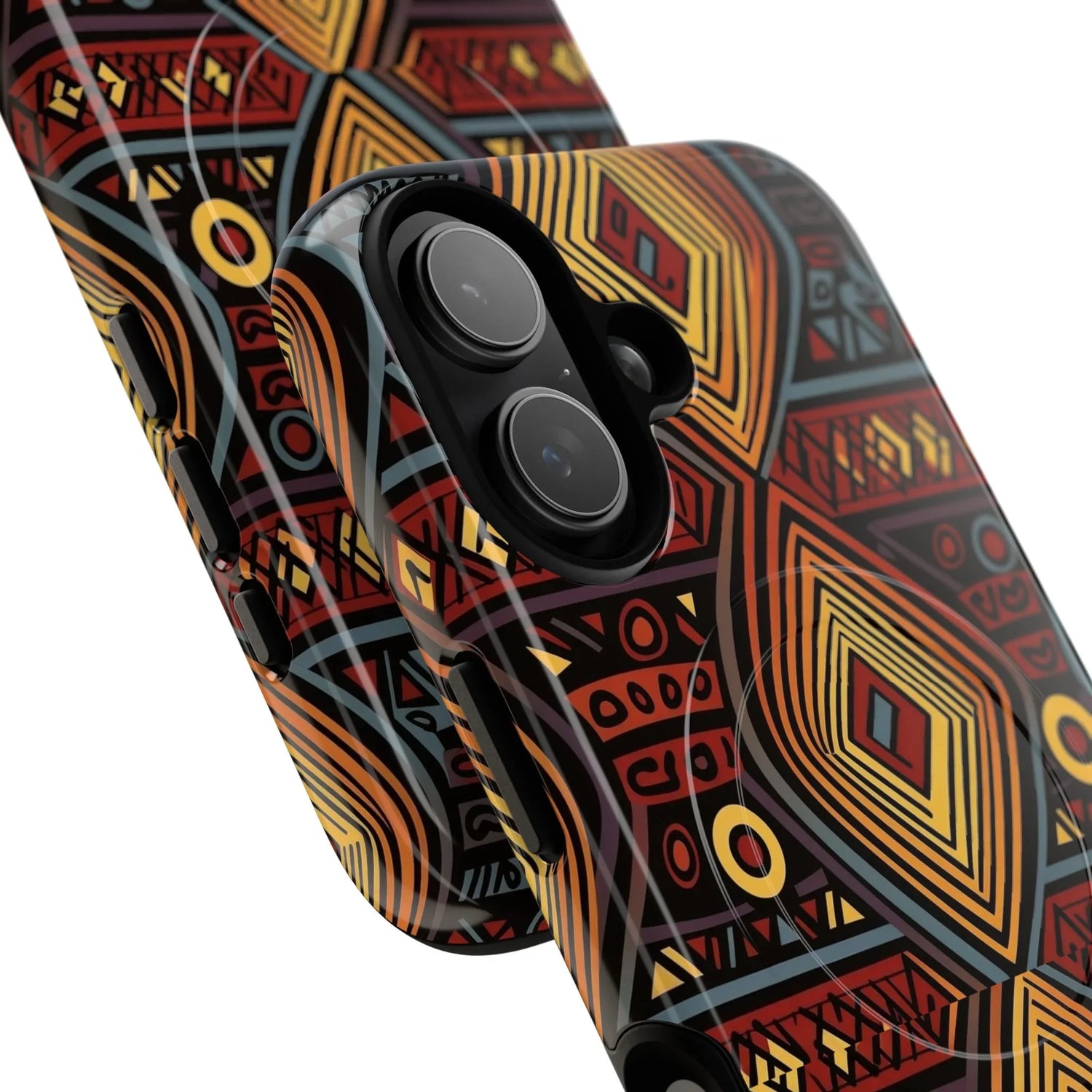 Tribal Geometric Tough Magnetic Phone Case - DiwaKi