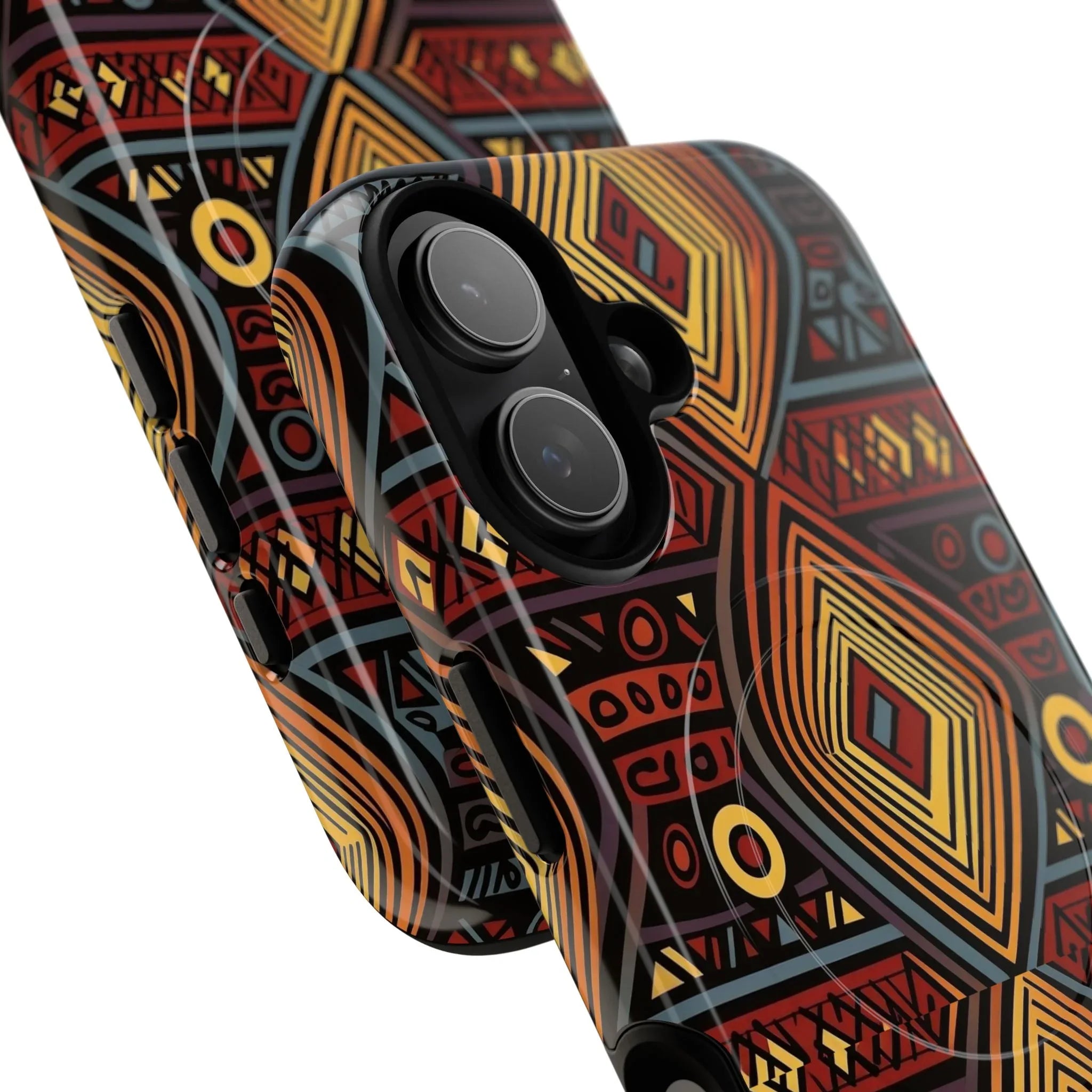 Tribal Geometric Tough Magnetic Phone Case - DiwaKi