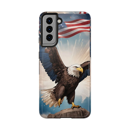 Majestic Eagle Flag Phone Case - DiwaKi