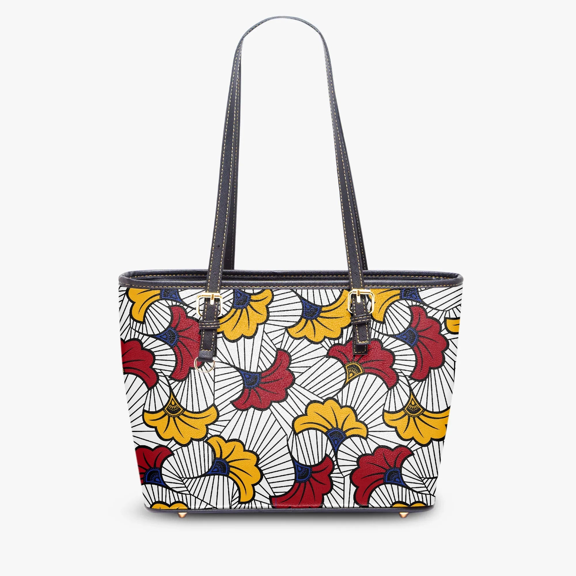 586. Large Leather Tote Bag for Women - DiwaKi