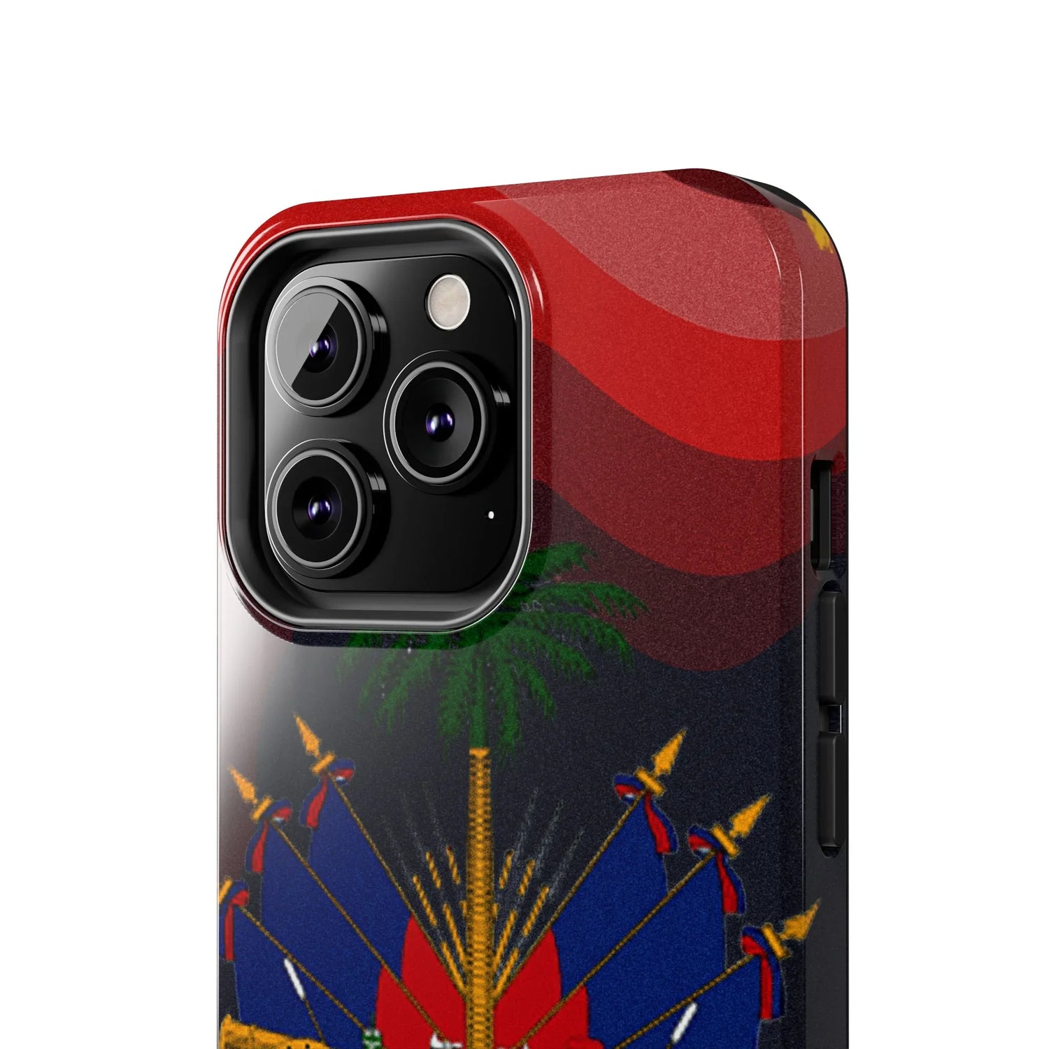 Haiti Coat of Arms Tough Phone Case — Patriotic Haitian Flag Protective Cover - DiwaKi