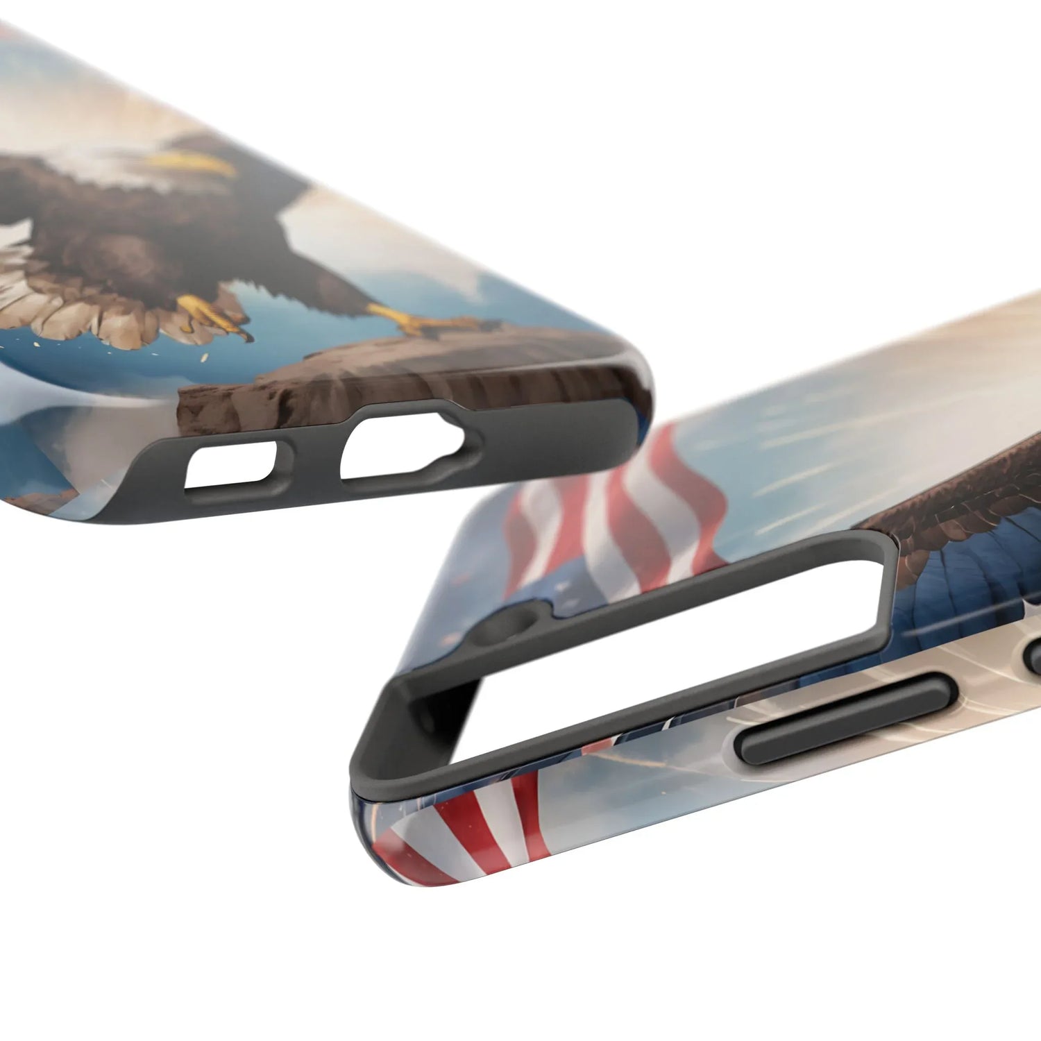 Majestic Eagle Flag Phone Case - DiwaKi