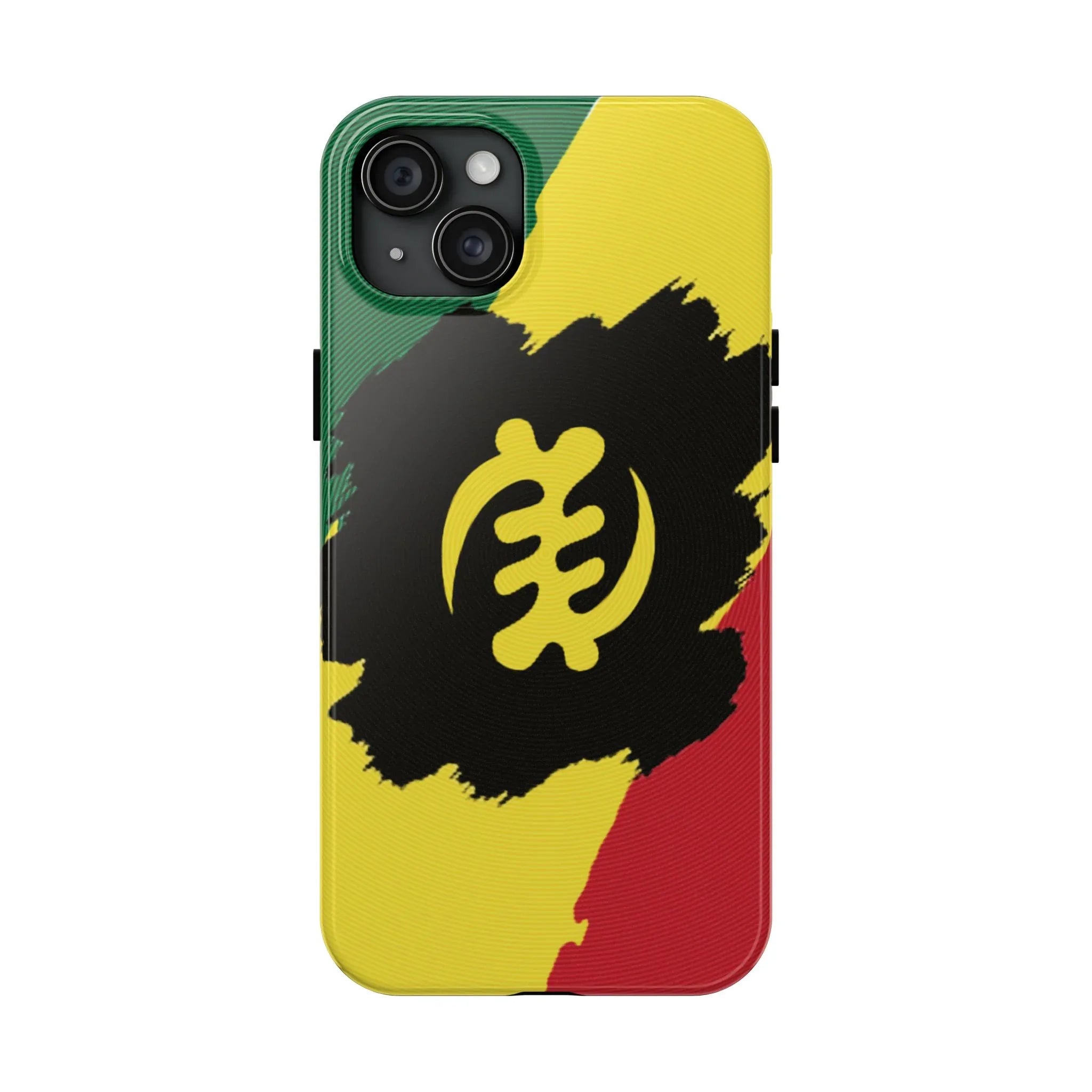 Sankofa Tough Phone Case — Shockproof Protective Phone Cover with Ghana Adinkra Symbol - DiwaKi