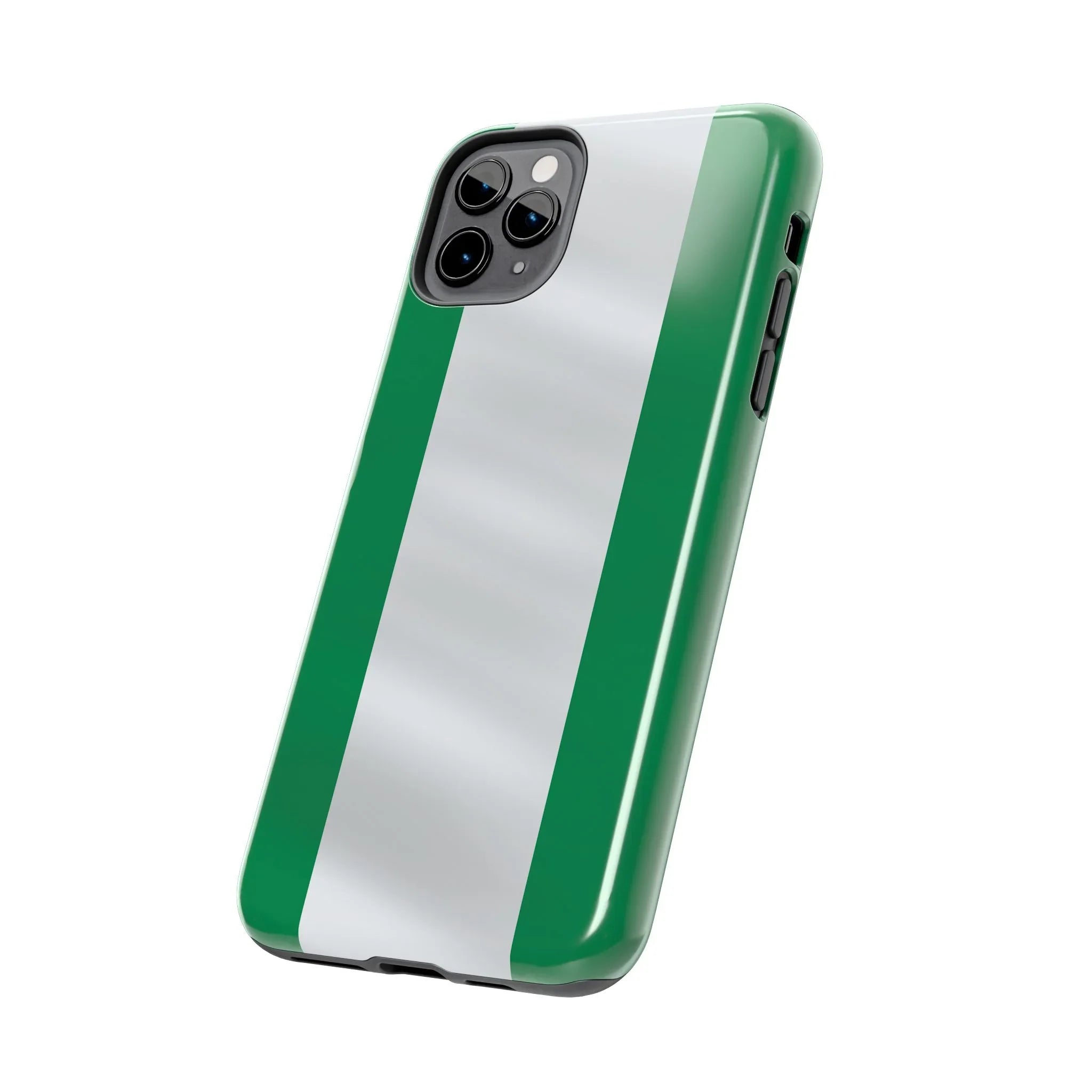 Tough Phone Case — Nigerian flag Rugged Protective Cover - DiwaKi