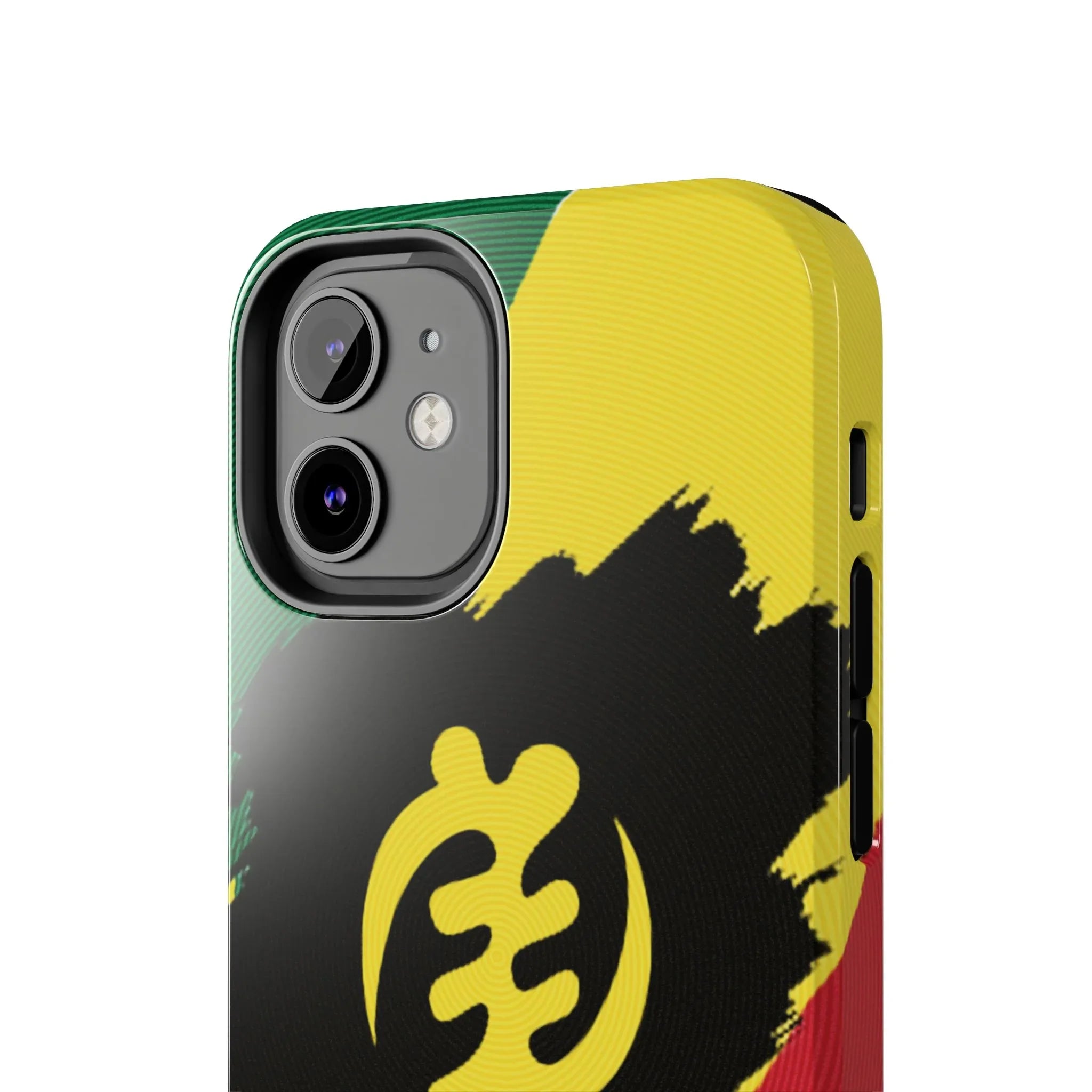 Sankofa Tough Phone Case — Shockproof Protective Phone Cover with Ghana Adinkra Symbol - DiwaKi