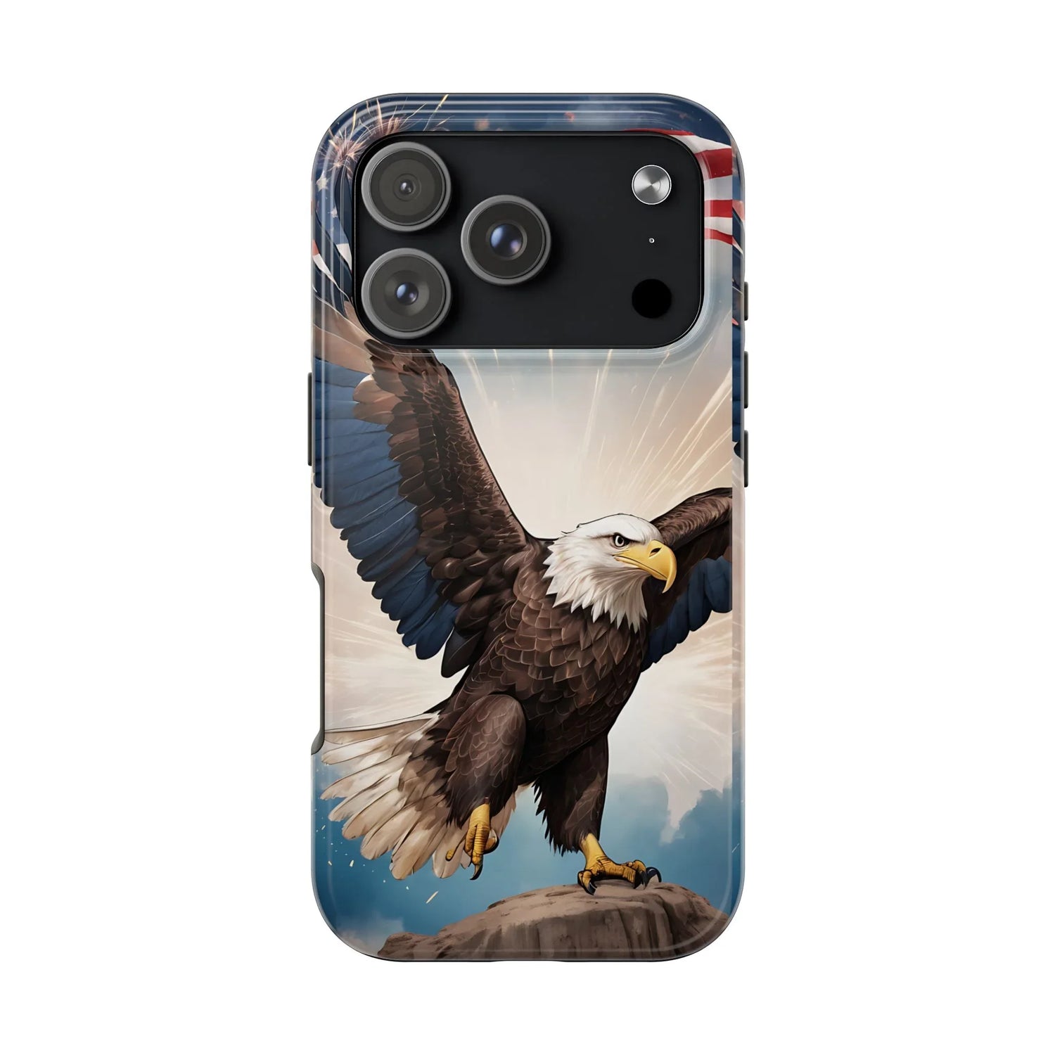 Majestic Eagle Flag Phone Case - DiwaKi