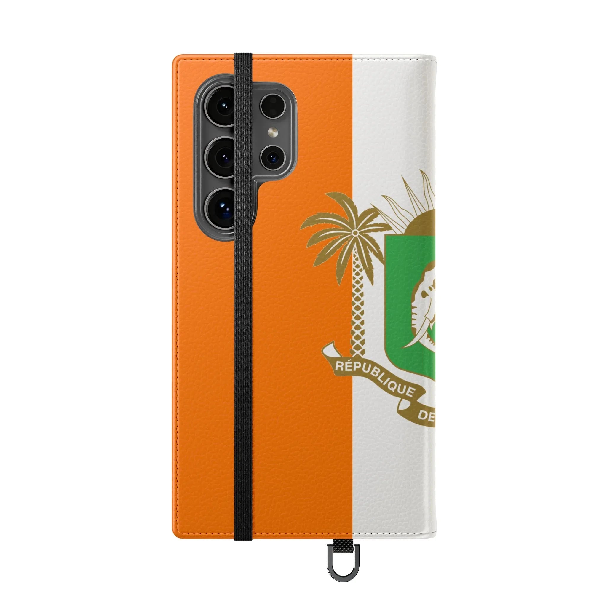 Ivory Coast Flag Flip Phone Case — Côte d&