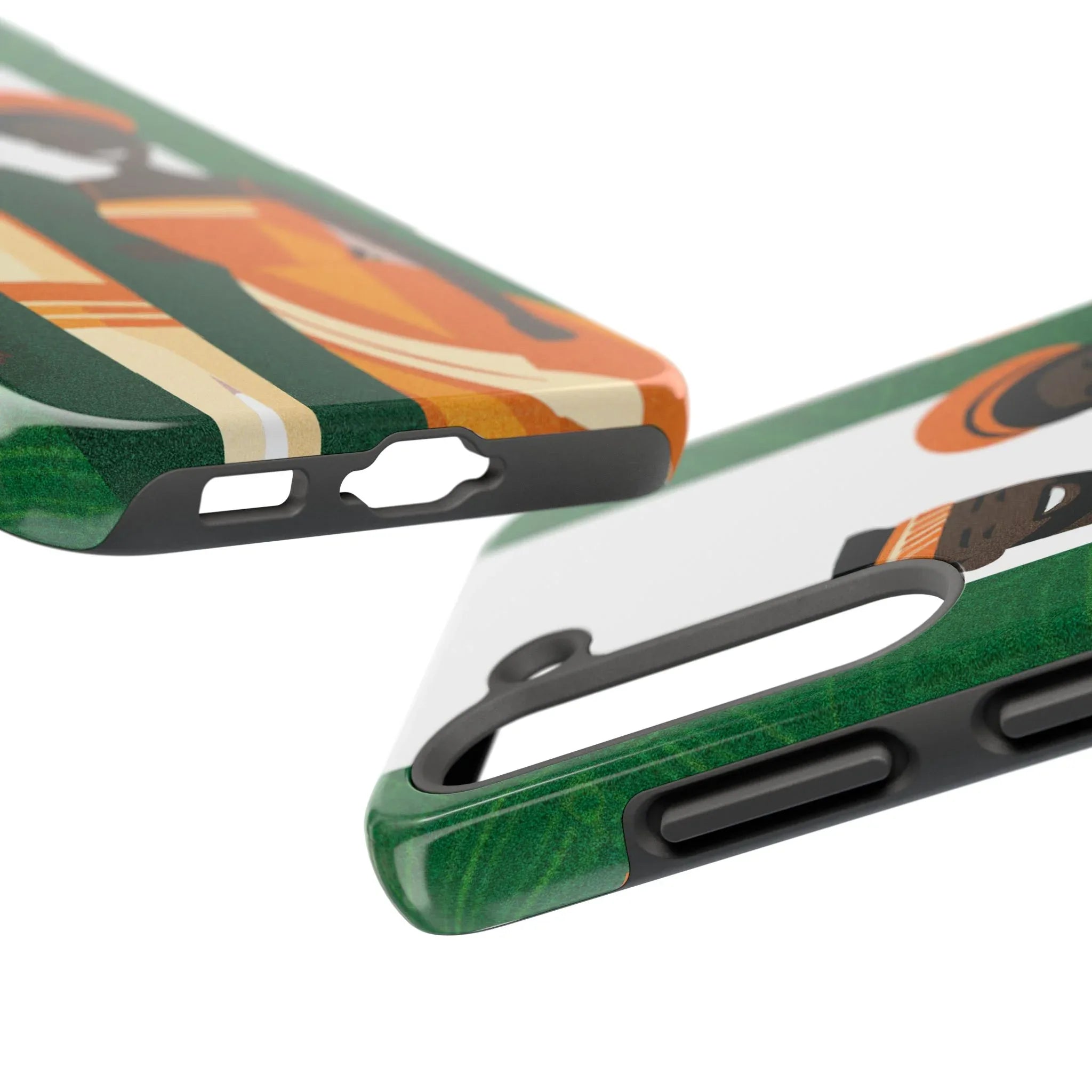 Tough Phone Case — Afrocentric Nigerian Couple Illustration, Protective Hard-Shell Phone Cover - DiwaKi