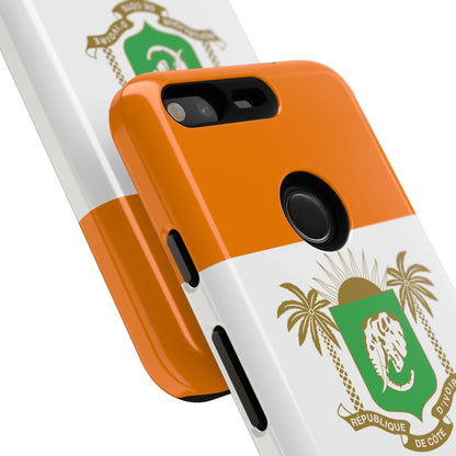 Ivory Coast Flag Tough Phone Case — Côte d&