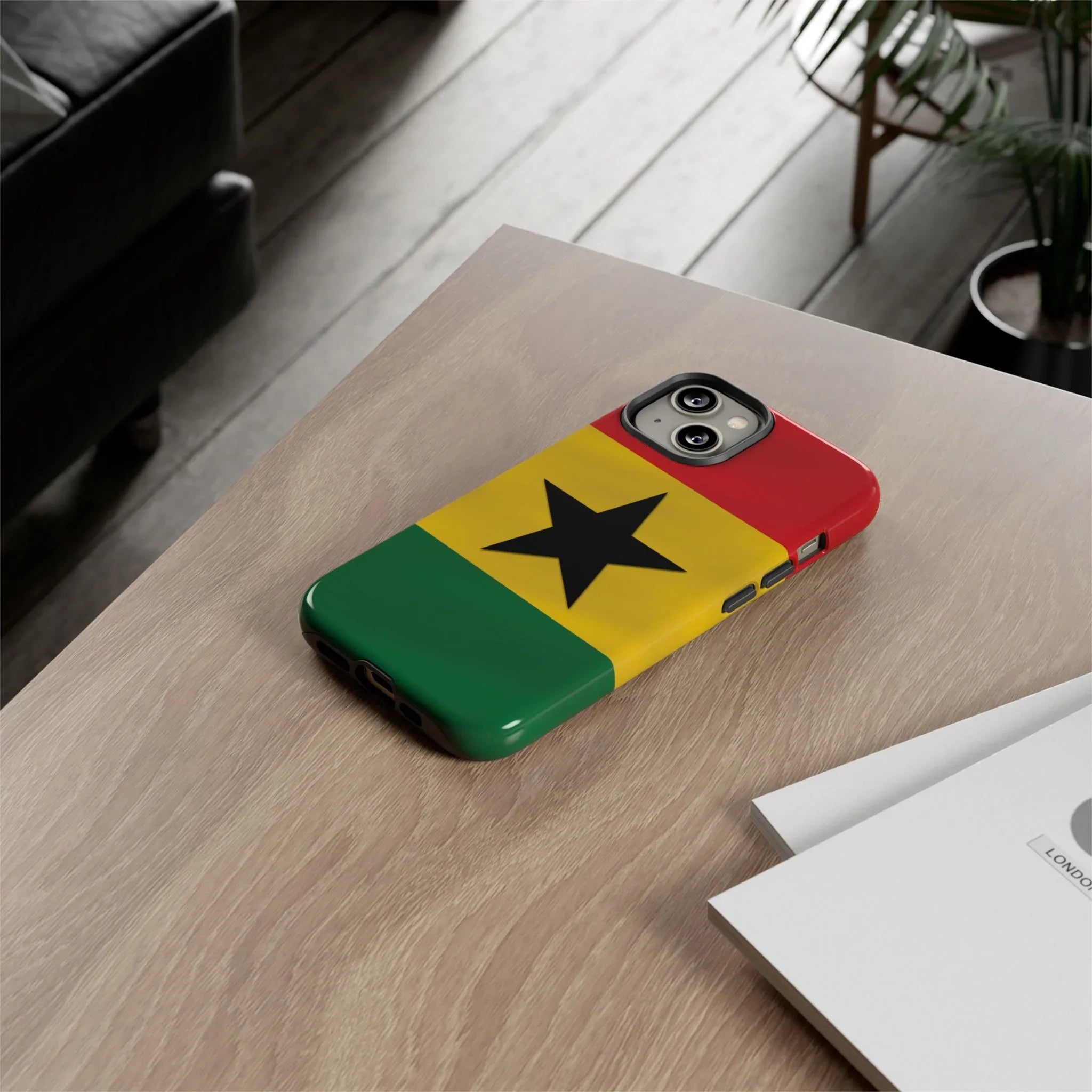 Ghana Colors Rugged Phone Cover - DiwaKi