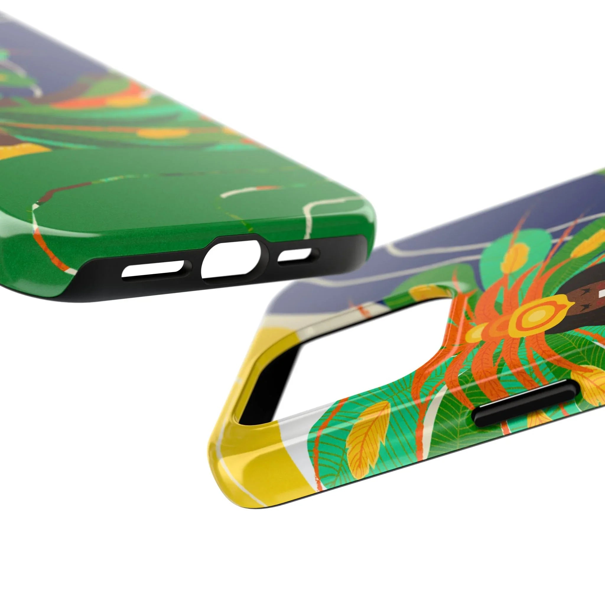 Brazil carnival Tough Phone Case — Statue of Liberty &amp; American Flag Design - DiwaKi