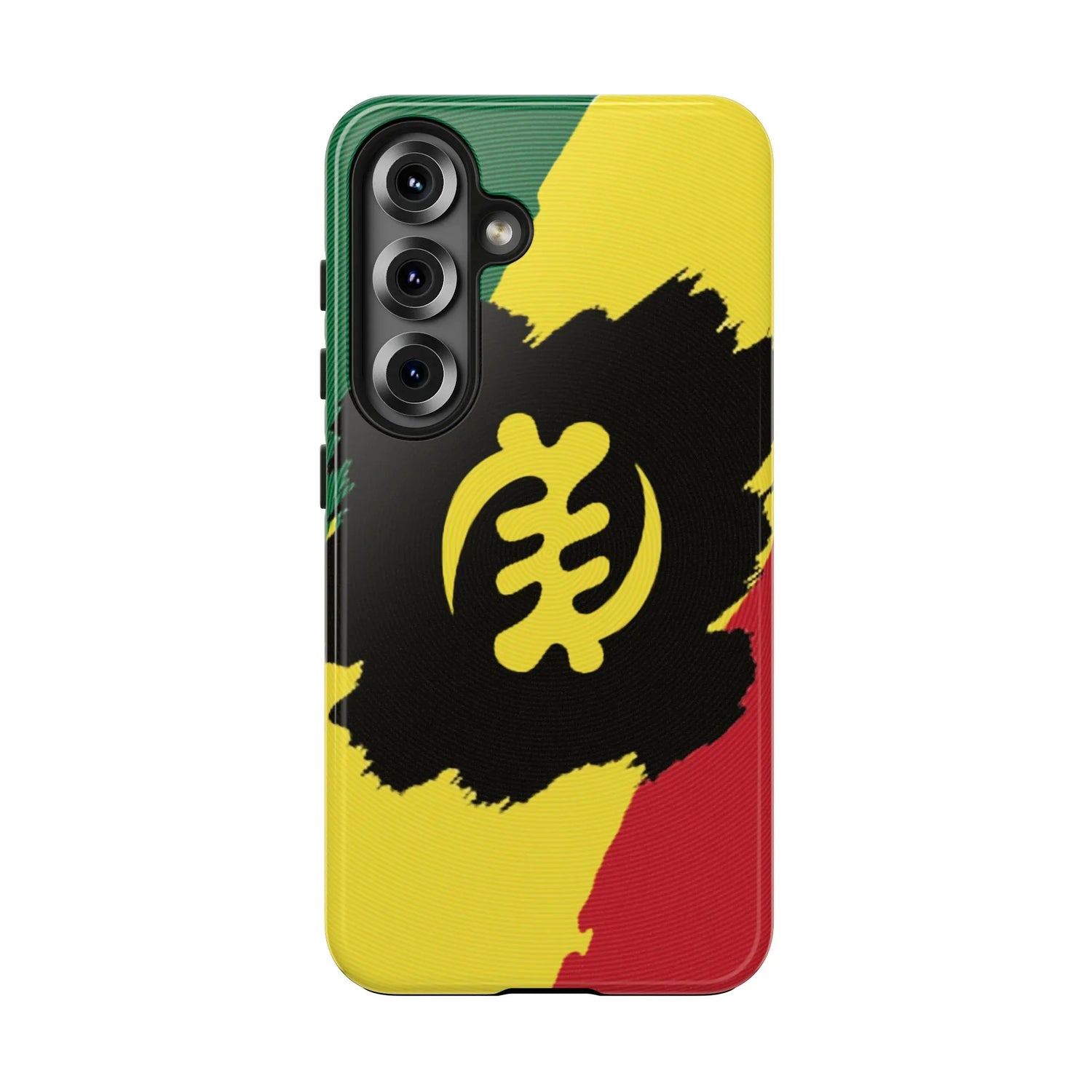 Sankofa Tough Phone Case — Shockproof Protective Phone Cover with Ghana Adinkra Symbol - DiwaKi