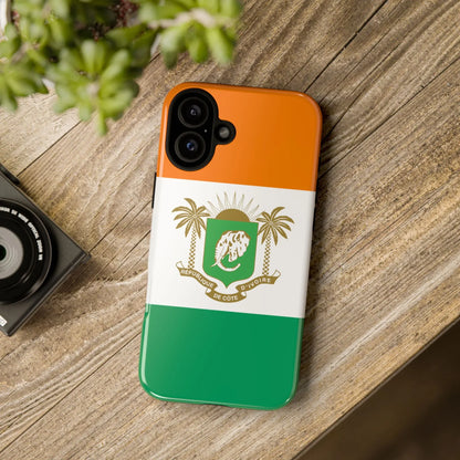 Ivory Coast Flag Tough Phone Case — Côte d&