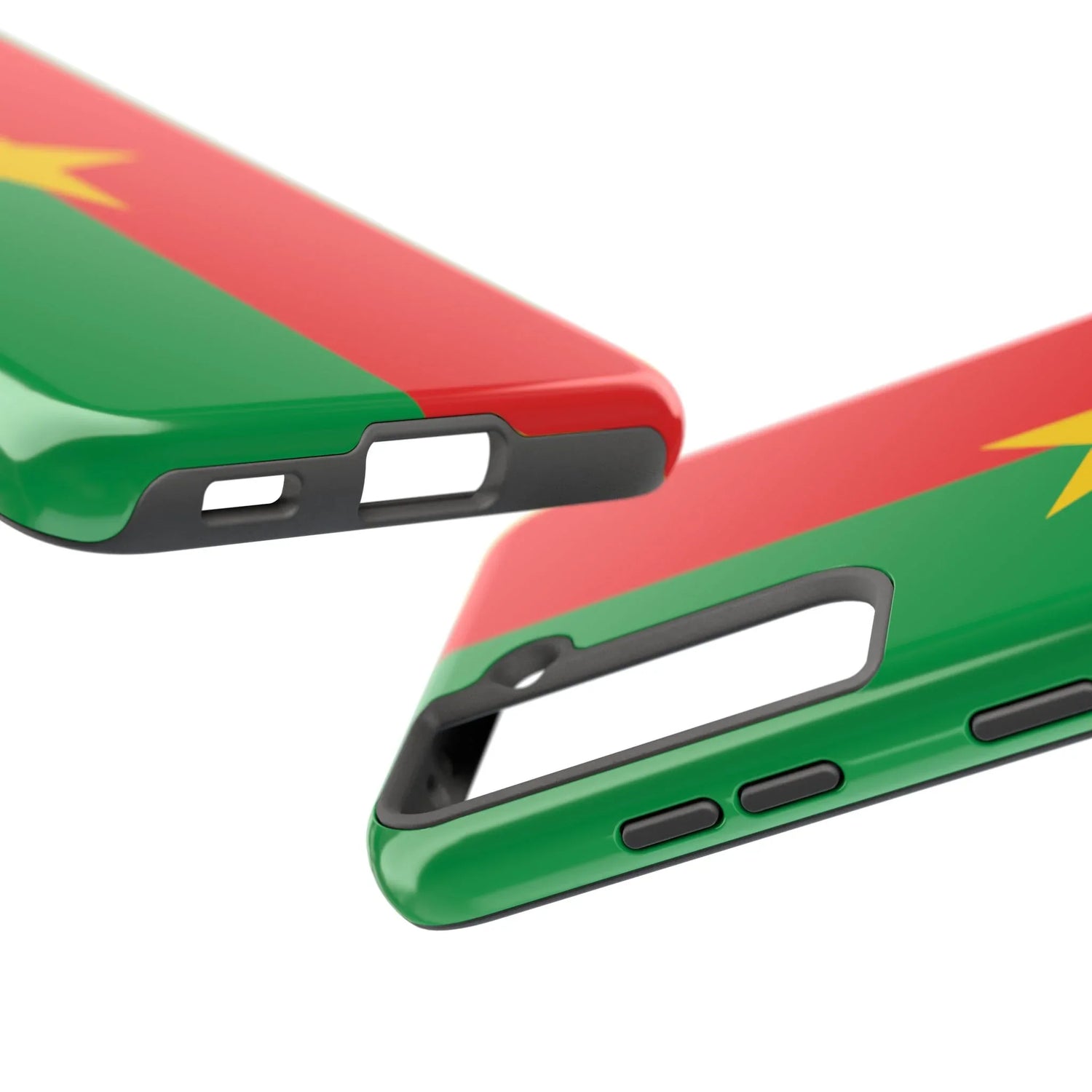 Burkina Faso Flag Tough Phone Case – Durable Protective Cover - DiwaKi