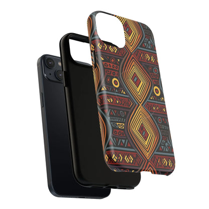 Tribal Geometric Tough Magnetic Phone Case - DiwaKi