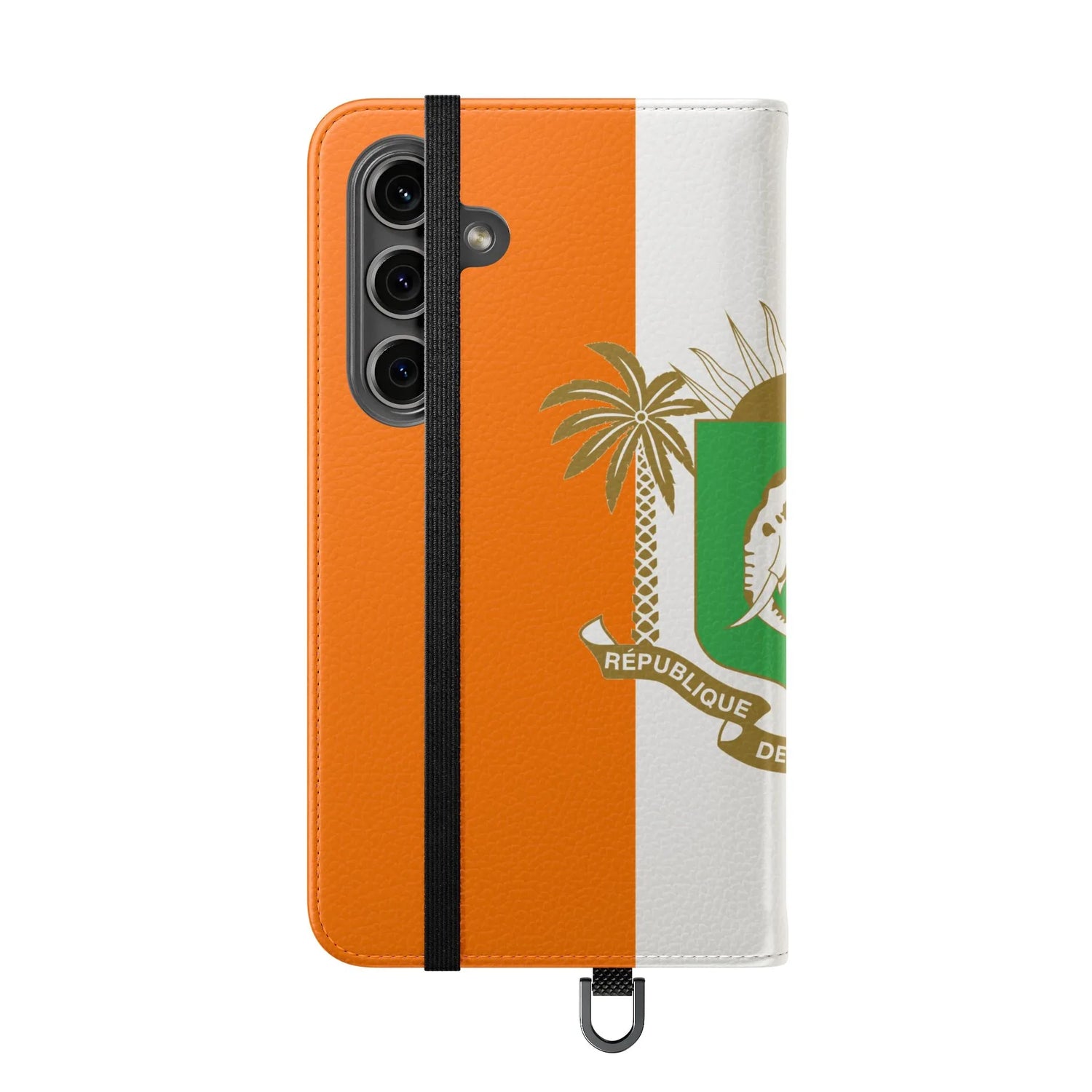 Ivory Coast Flag Flip Phone Case — Côte d&