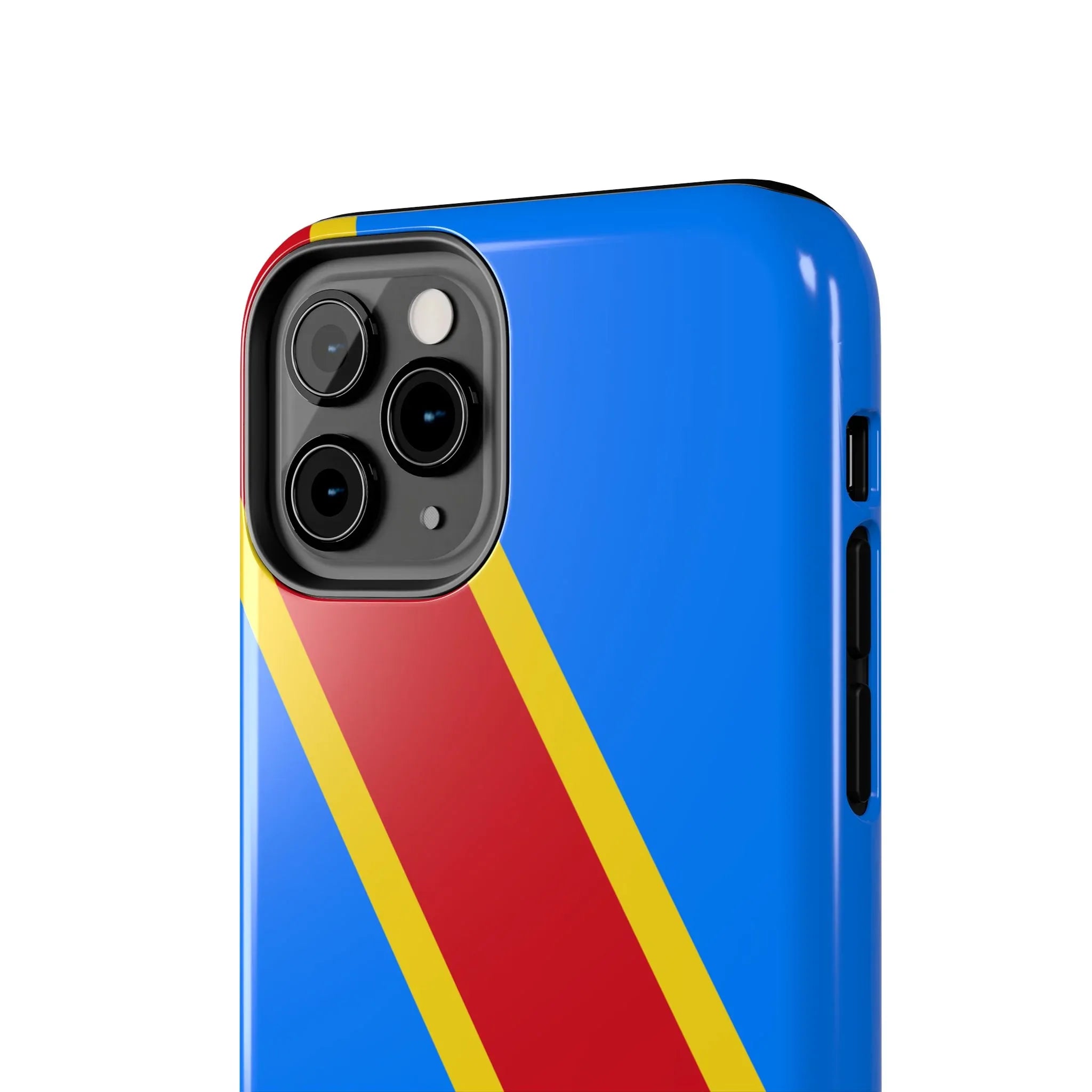 Democratic Republic of Congo Flag Tough Phone Case — Durable Protective Cover - DiwaKi