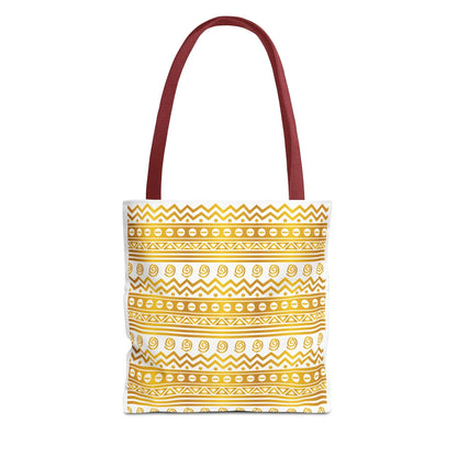 Boho Chic Gold Pattern Tote - DiwaKi