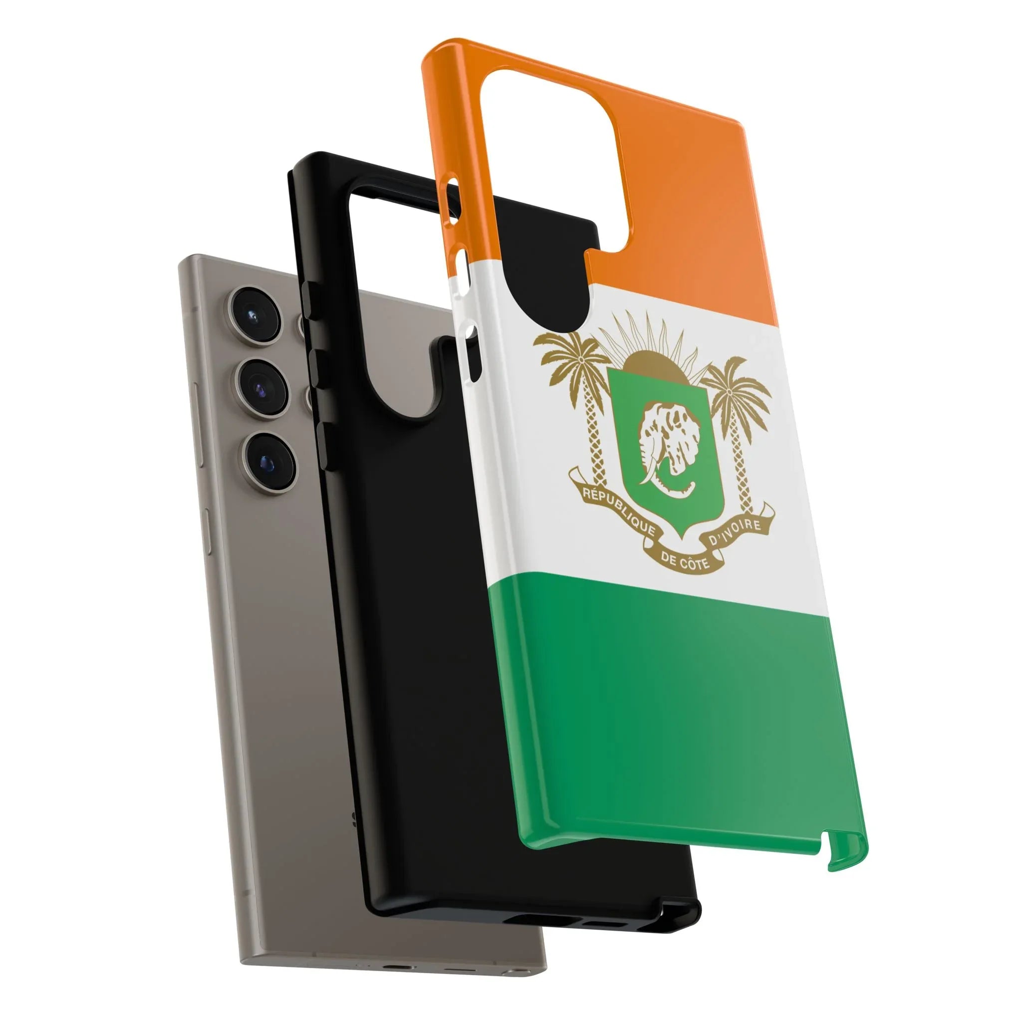 Ivory Coast Flag Tough Phone Case — Côte d&