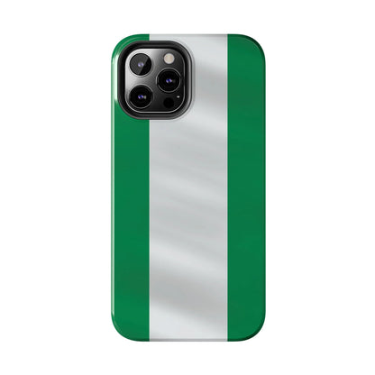 Tough Phone Case — Nigerian flag Rugged Protective Cover - DiwaKi