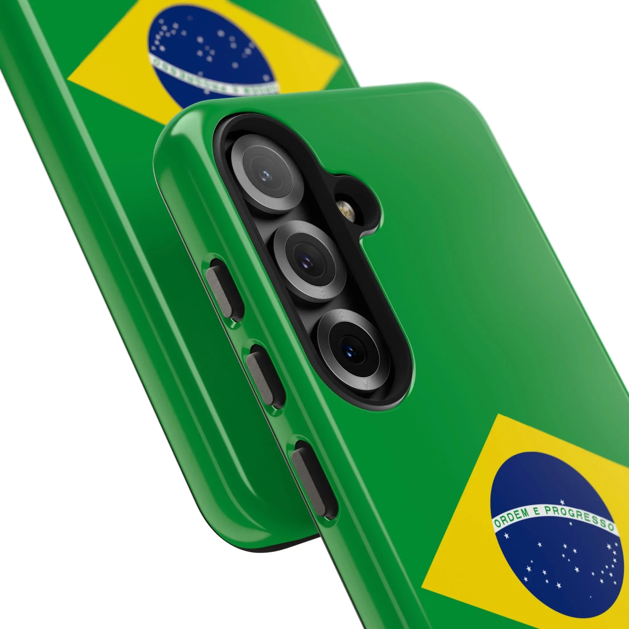 Brazil Flag Tough Phone Case — Protective Patriotic Phone Cover - DiwaKi