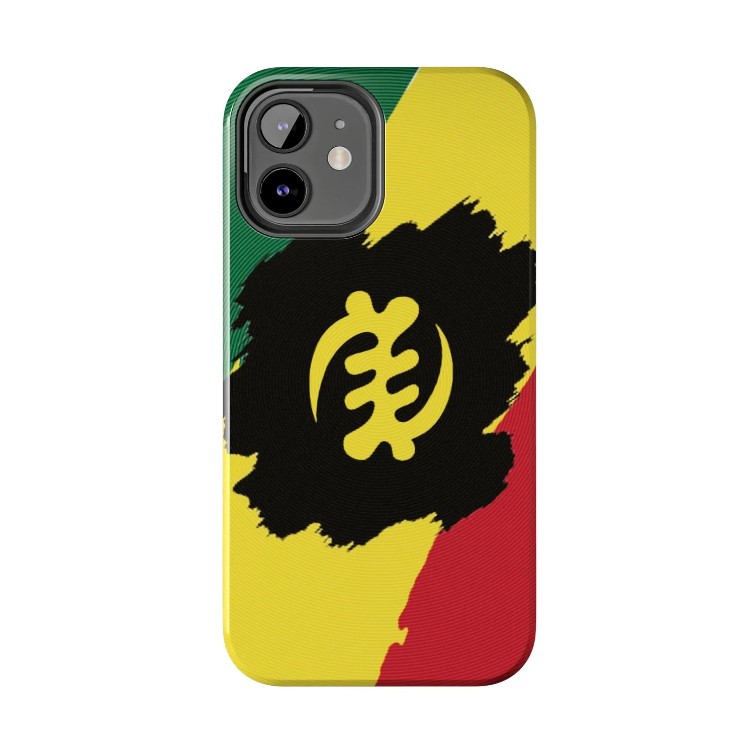 Sankofa Tough Phone Case — Shockproof Protective Phone Cover with Ghana Adinkra Symbol - DiwaKi