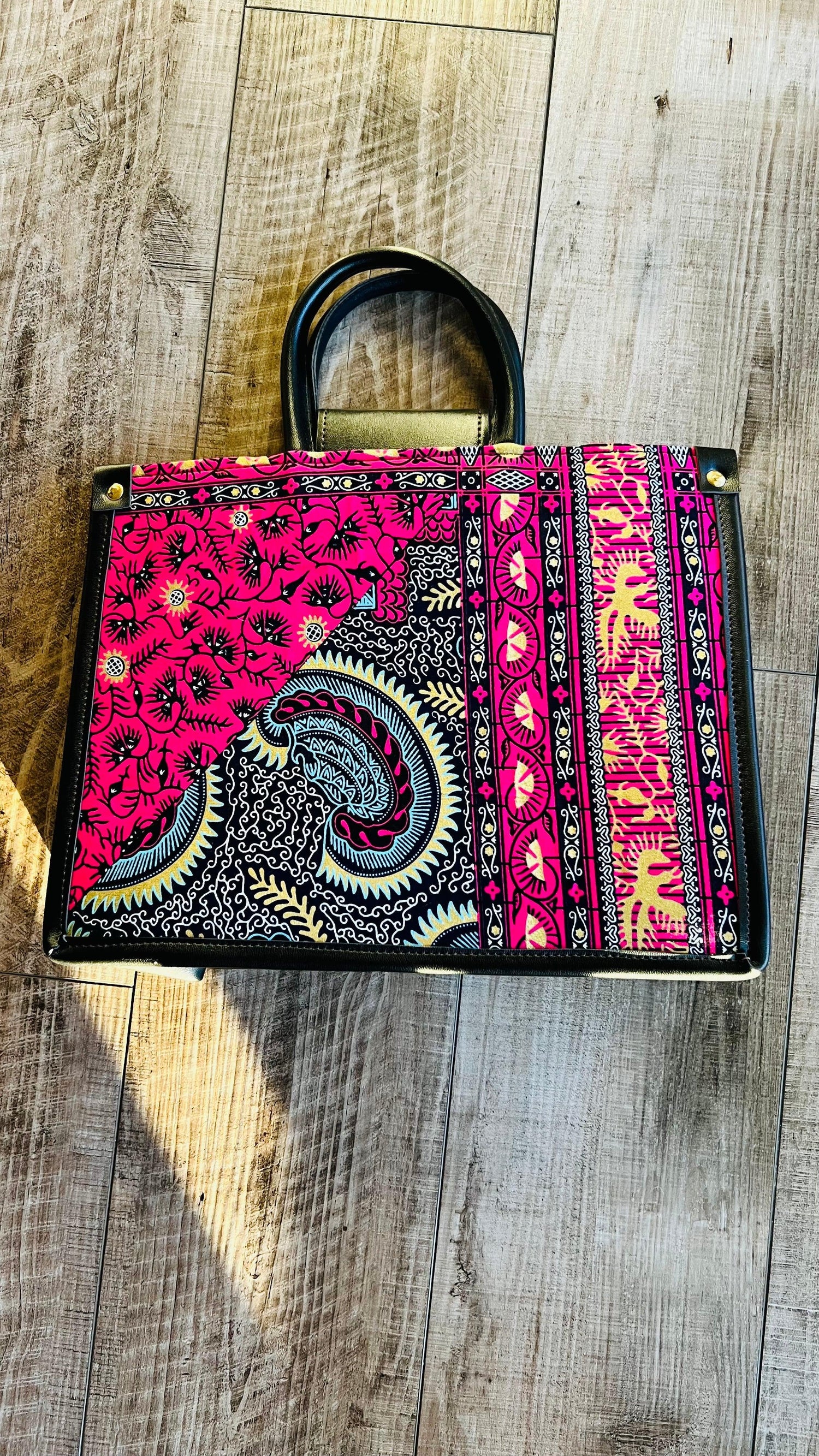 African Ankara tote bag - DiwaKi