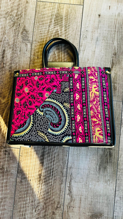 African Ankara tote bag - DiwaKi