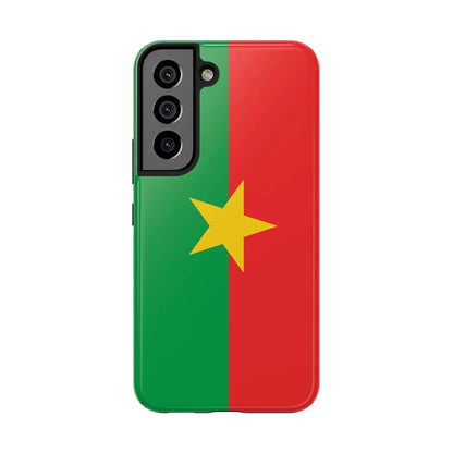 Burkina Faso Flag Tough Phone Case – Durable Protective Cover - DiwaKi