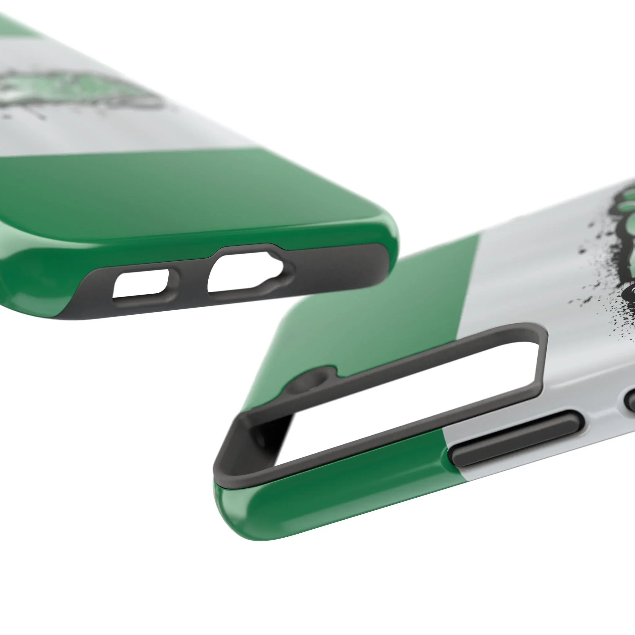 Tough Phone Case — Nigeria Flag Graffiti Design - DiwaKi