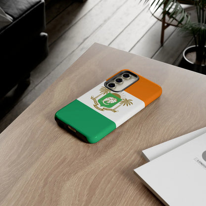 Ivory Coast Flag Tough Phone Case — Côte d&