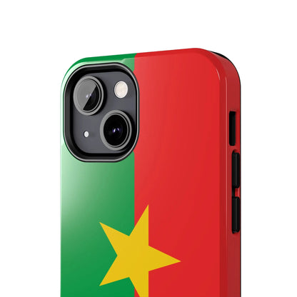 Burkina Faso Flag Tough Phone Case – Durable Protective Cover - DiwaKi