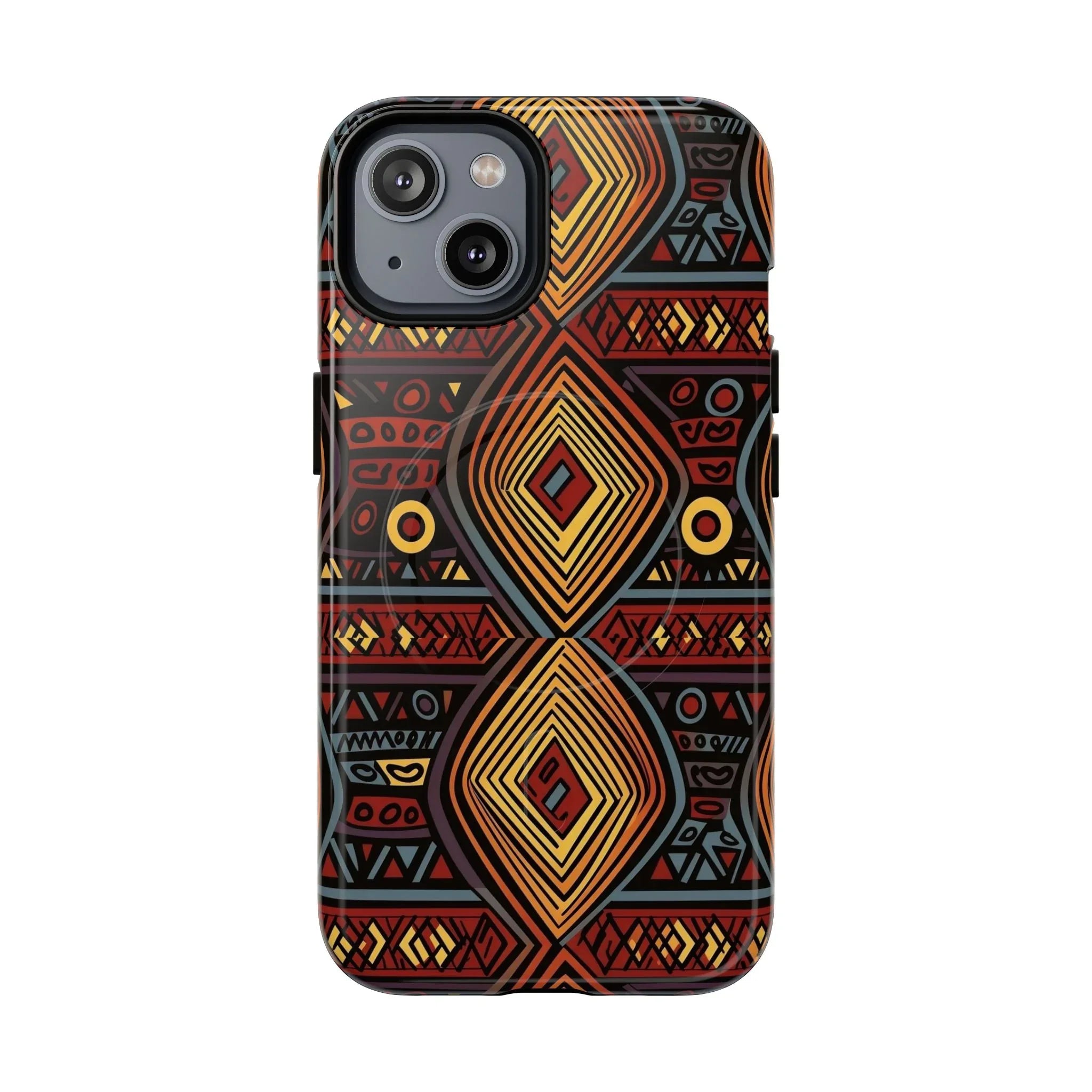 Tribal Geometric Tough Magnetic Phone Case - DiwaKi