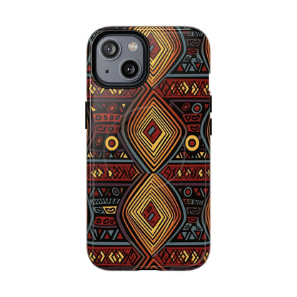 Tribal Geometric Tough Magnetic Phone Case - DiwaKi