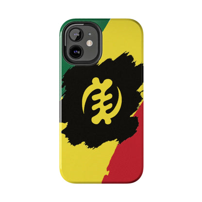 Sankofa Tough Phone Case — Shockproof Protective Phone Cover with Ghana Adinkra Symbol - DiwaKi
