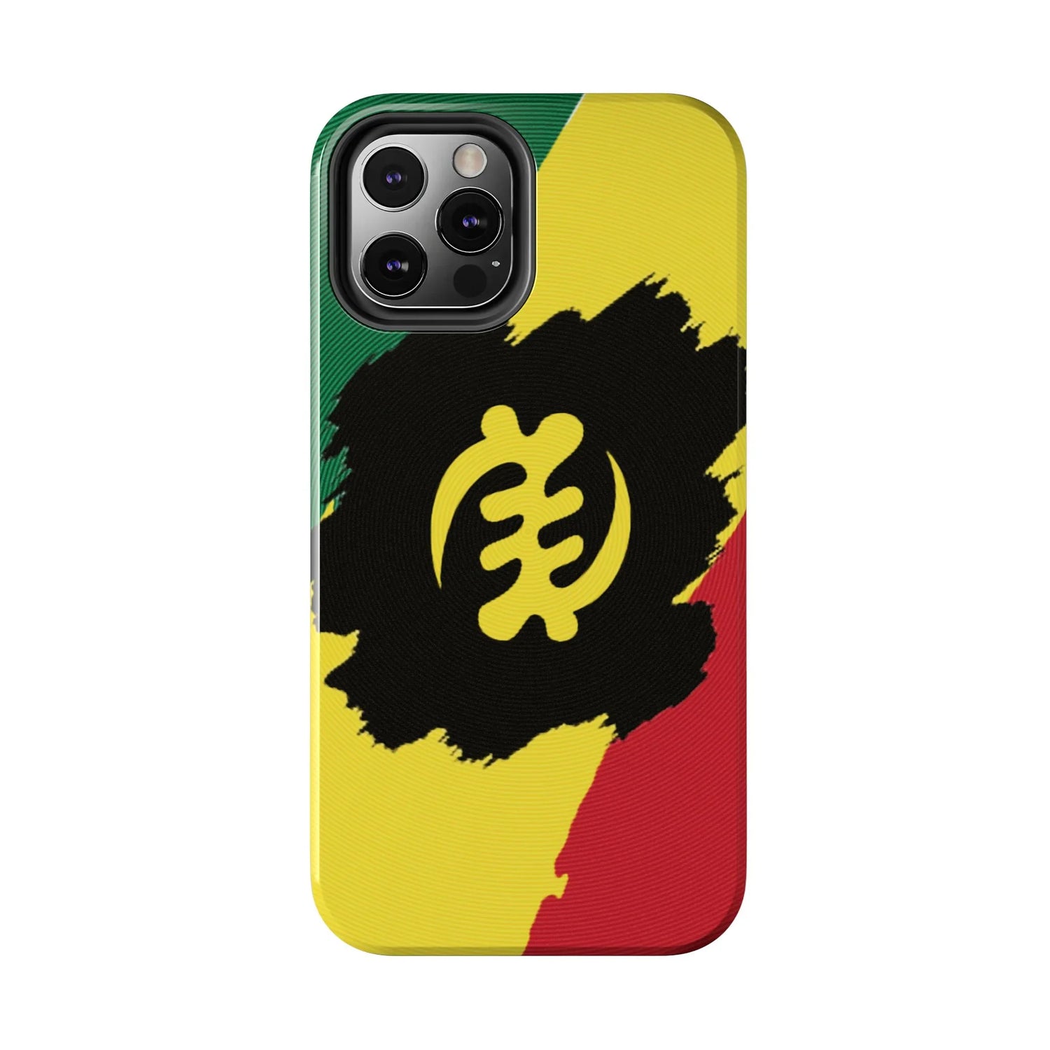 Sankofa Tough Phone Case — Shockproof Protective Phone Cover with Ghana Adinkra Symbol - DiwaKi