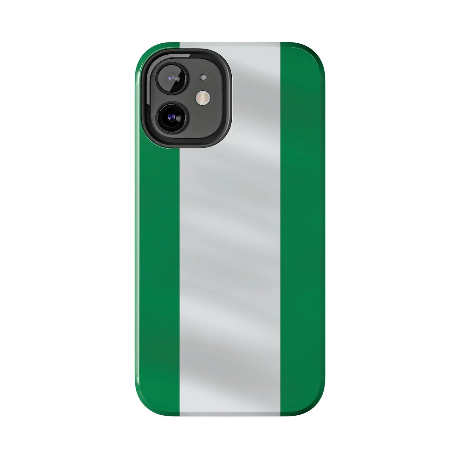 Tough Phone Case — Nigerian flag Rugged Protective Cover - DiwaKi