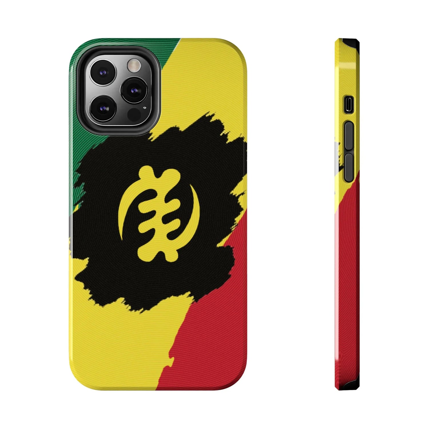 Sankofa Tough Phone Case — Shockproof Protective Phone Cover with Ghana Adinkra Symbol - DiwaKi