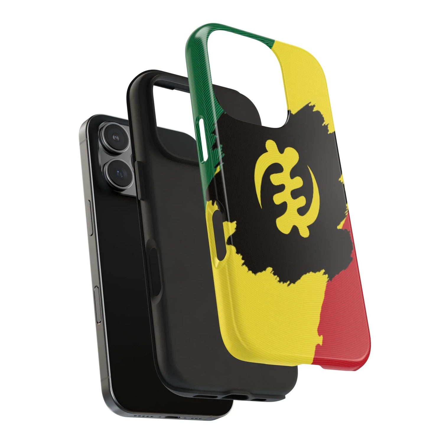 Sankofa Tough Phone Case — Shockproof Protective Phone Cover with Ghana Adinkra Symbol - DiwaKi