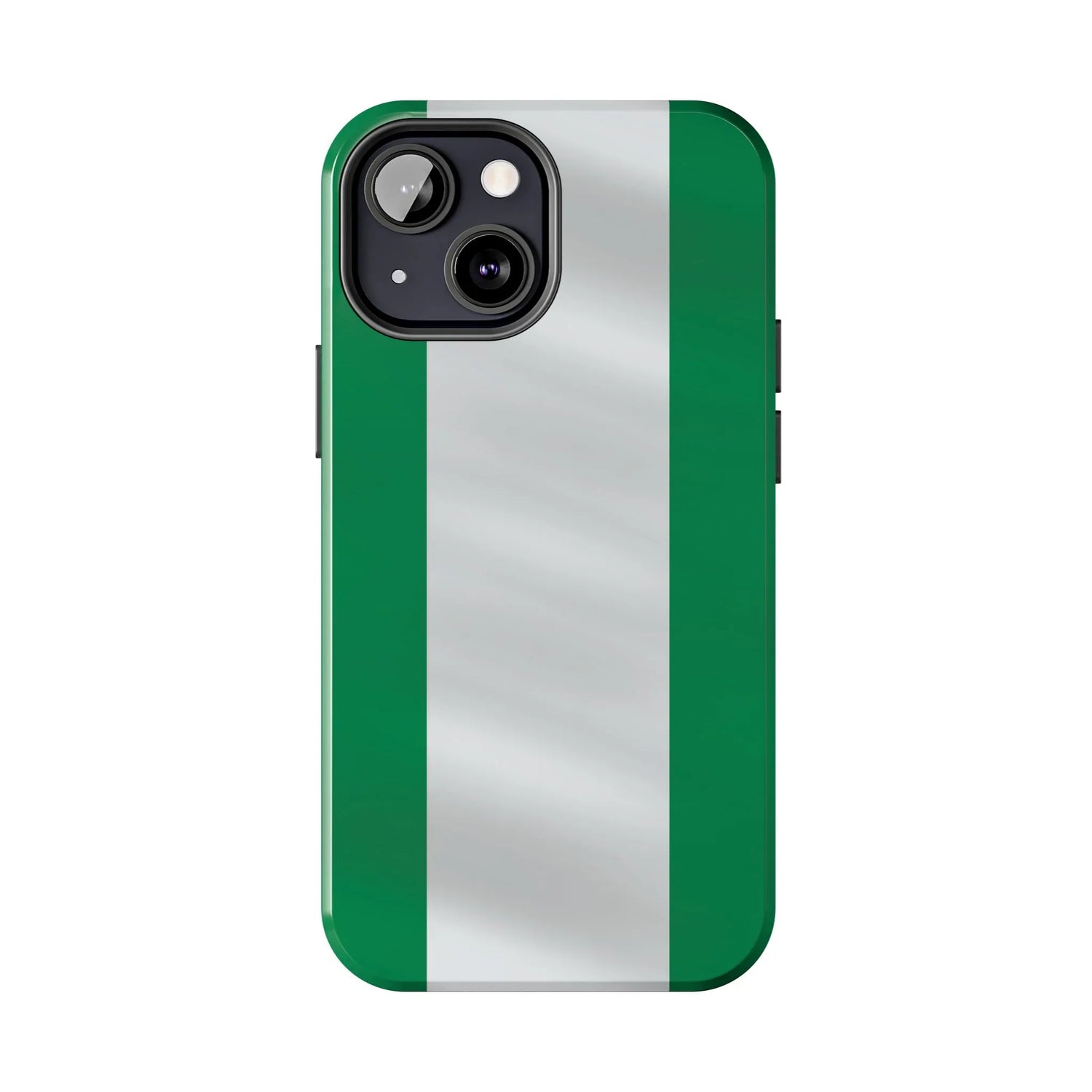 Tough Phone Case — Nigerian flag Rugged Protective Cover - DiwaKi
