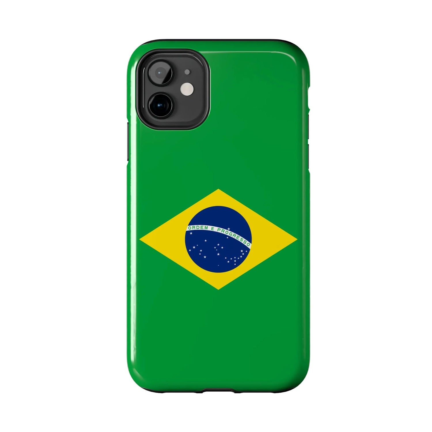 Brazil Flag Tough Phone Case — Protective Patriotic Phone Cover - DiwaKi