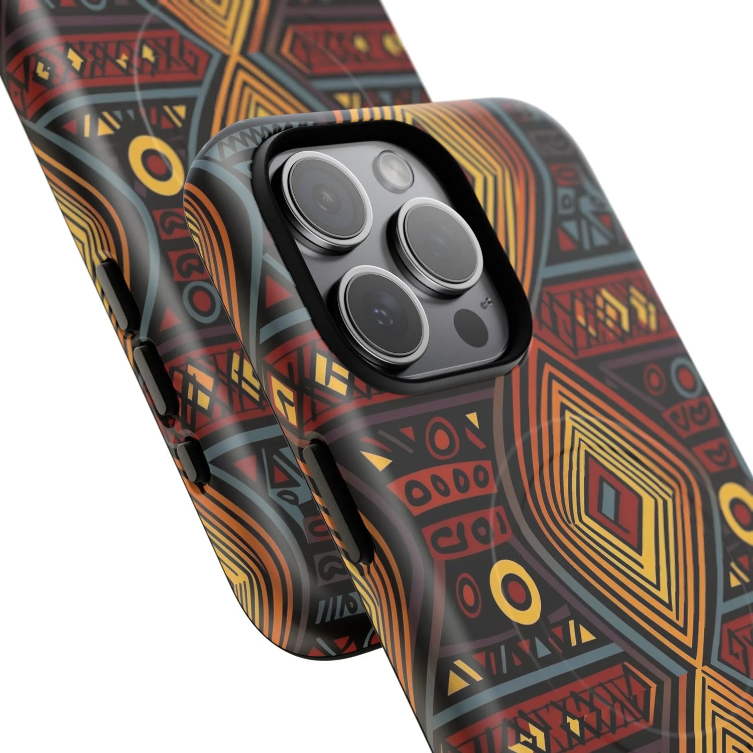 Tribal Geometric Tough Magnetic Phone Case - DiwaKi