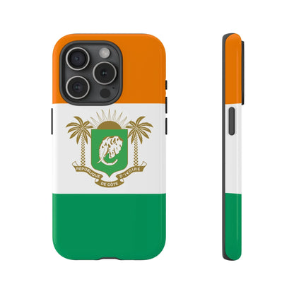 Ivory Coast Flag Tough Phone Case — Côte d&