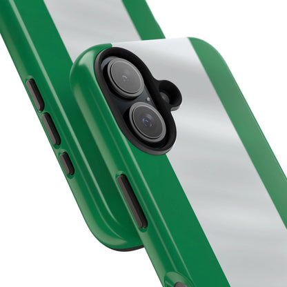 Tough Phone Case — Nigerian flag Rugged Protective Cover - DiwaKi