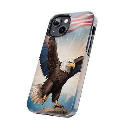 Majestic Eagle Flag Phone Case - DiwaKi