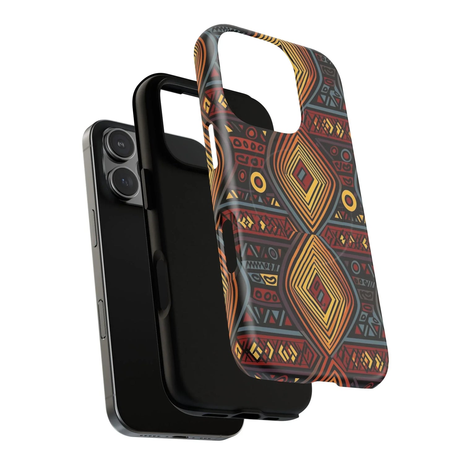Tribal Geometric Tough Magnetic Phone Case - DiwaKi