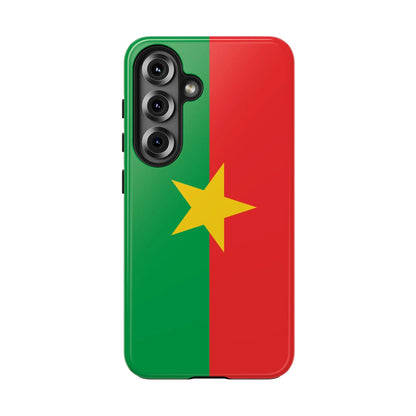 Burkina Faso Flag Tough Phone Case – Durable Protective Cover - DiwaKi