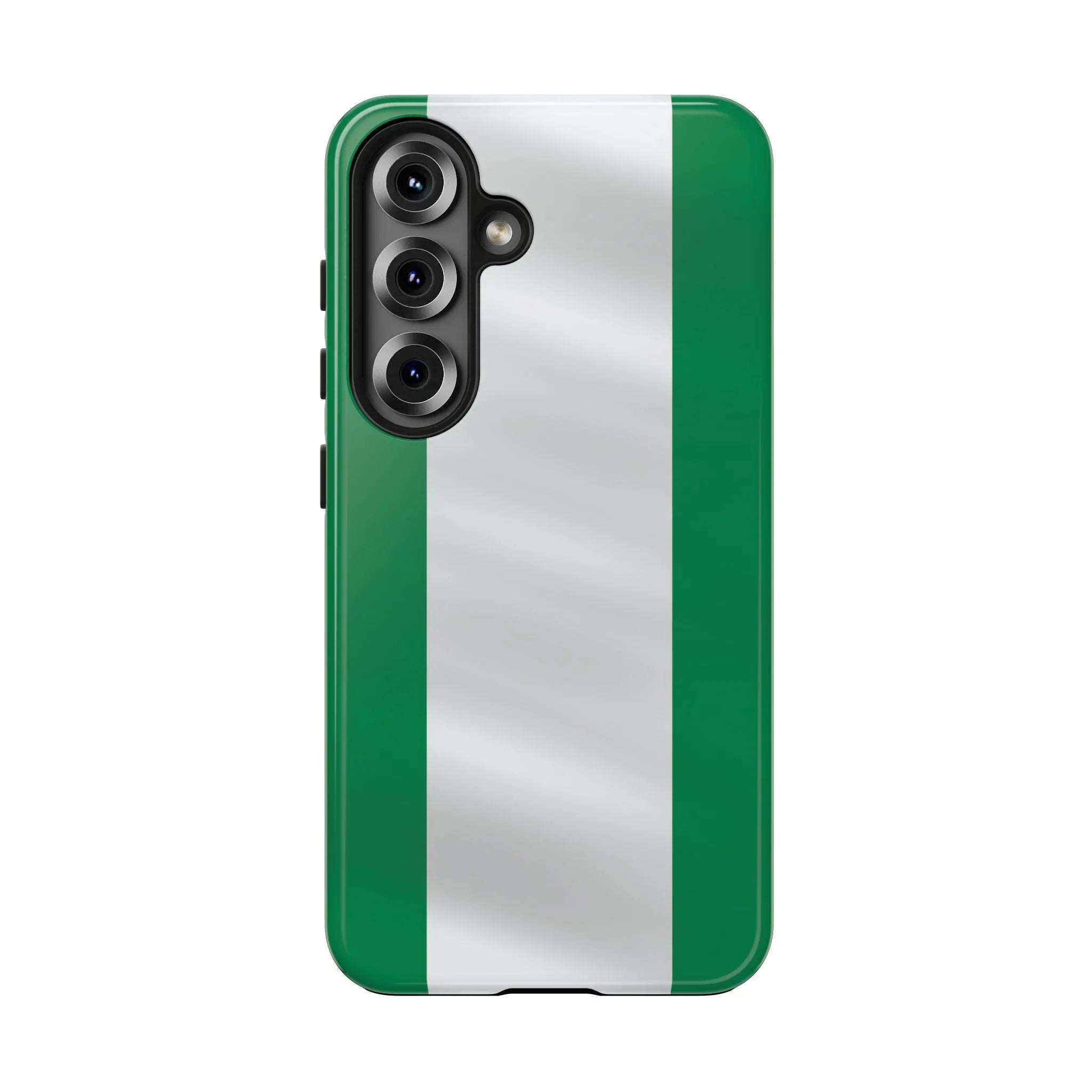 Tough Phone Case — Nigerian flag Rugged Protective Cover - DiwaKi